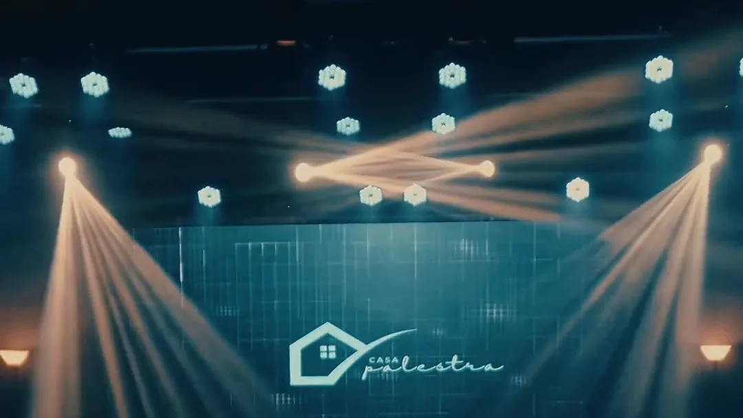 O palco